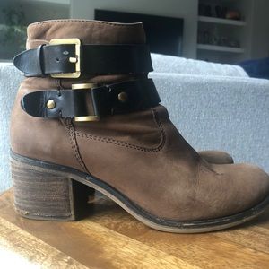 Franco Sarto Boots Leather Sz 6